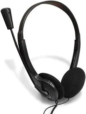 3.5mm Wired Stereo Headset With Microphone Noise Cancelling Adjustable Headphone For Laptop PC Desktop Lecture Training