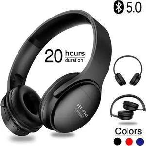 Pro Bluetooth Headphones Wireless Earphone Over-ear Noise HiFi Stereo Gaming Headset with Mic Support TF Card  Dropshipping