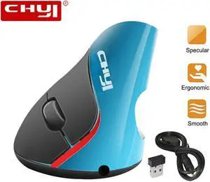 Vertical Mouse Gaming Mouse Ergonomic 1600DPI Optical Rechargeable USB Mice With Wrist Rest Mouse Pad For PC Gamer