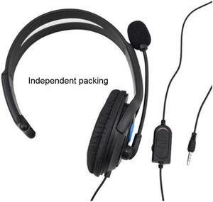 3.5mm Jack Wired Earphone gaming headphone Single Side Game Headset Noise Canceling with Mic for PS4 Game PC