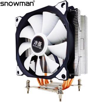 4 Heat Pipes CPU Cooler RGB 120mm PWM 4Pin PC quiet for Intel LGA 2011 1150 1151 1155 1366 AMD AM4 AM3 CPU Cooling Fan