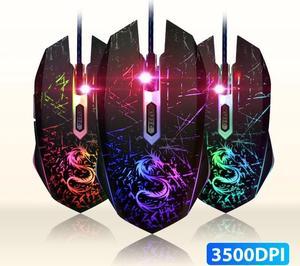 Gaming Mouse  Backlight  Ergonomic 6 Buttons USB Wired Gaming Mouse Mice for PC Laptop Computer Gamer