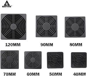 2pcs/lot  Fan Dust Filter 40mm 50mm 60mm 80mm 90mm 120mm  Dustproof for PC Computer Case Cooling Fan 4cm 5cm 6cm 8cm 9cm