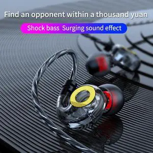 Heavy Bass Earphones Wired Headset Gaming For iPhone   In-Ear Stereo 3.5mm Auriculares Earbuds With Mic