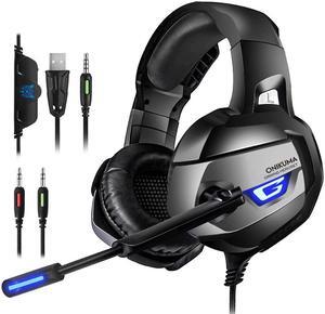 2019 New 3.5mm Stereo Game Headphone Earphone Gaming Headset With Microphone Mic Led For Computer PC PS4 Xbox One Playstation 4