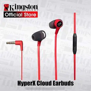 Original  HyperX Cloud Earbuds Gaming Headset With a microphone Immersive wired headset in-game audio In-Ear headset