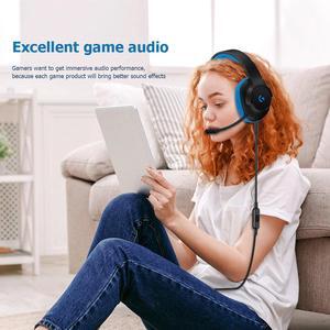G233 PRODIGY Wired Headset 3.5mm Line Control Earphone Over-Ear Gaming Headphone with Microphone