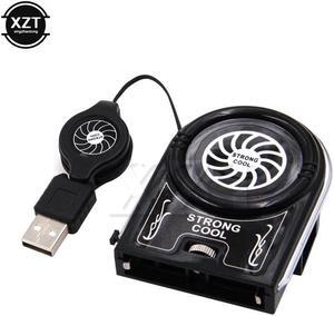 Notebook Laptop Cooling Cooler Fan Pad Mini Vacuum Strong Cool Air Extract Flexible External for Laptop Computer hot sale