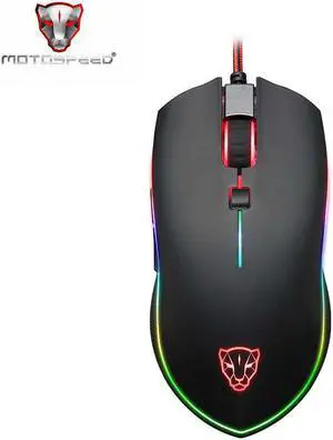 V40 Programmable 4000 DPI Gaming Gamer Mouse USB Computer Laptop PC Wried Optical Mause Backlit Breathe LED for PC