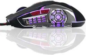 Mouse Computer Wired Glow Macro Definition Professional Mice 6 Buttons 3200DPI USB Optical  For Laptop Desktop