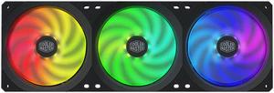 SF240/SF360R  5V-3PIN ARGB 240mm 360mm Square Framed Addressable RGB LED Fan 360 Water Cooled Replacement Fan