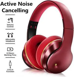 Active Noise Cancelling ANC Headphones Bluetooth 5.0 Earphones Wireless & Wired Gaming Headset HiFi Stereo Sound With Mic