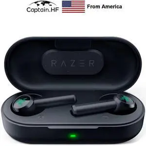 Captain Hammerhead True Wireless Earbuds, High-Quality Sound, Gaming Headphones,  ter-Resistant IPX4, Battery life 4 hourse