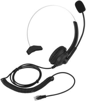 Center Headset With Microphone 2.5/3.5mm Plug Telephone Voice Interphone Headphone For Computer PC Game Volume Control