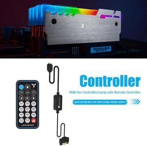 5V 3Pin AURA RGB Fan Controller PC Case Light Stripe Remote Control Computer cooling system accessories