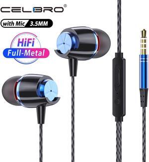 3.5MM Wired Headphone High Fidelity Gaming Headsets Earphones with Microphone Button Control Sport for Laptop Smart Phone MP3 PC