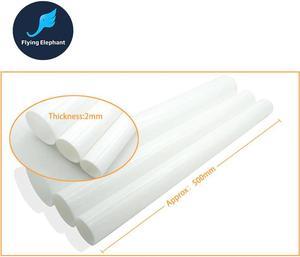 (50cm/lot) OD 20 25 30 40 50 60 70 80 100mm 2mm Thick Milk White Acrylic Tube PMMA pipe for PC computer water cooling