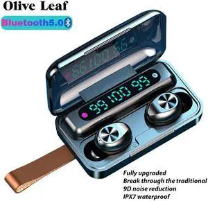 TWS Wireless Bluetooth Headphones Music Earphones IPX7 terproof Sports Earbuds Gaming Headset For   Iphone