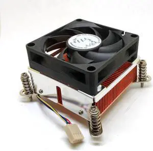 Heatsink Fan Cooler Copper Base 4 Pin PWM 2011 cooler 2U 2 Ball  Cooler Fan  PC Computer  Heatsink Fan For Intel