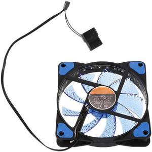 120mm PC Computer 16dB Ultra Silent 33 LEDs Case Fan Heatsink Cooler Cooling with Anti-Vibration Rubber,12CM Fan,12VDC 3P IDE 4p