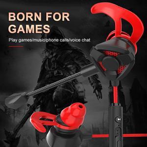 3.5mm Wired Gaming Headphones Headset With Mic Volume Control Dynamic Noise Reduction In-Ear PC Gamer Earphones For Pubg PS4