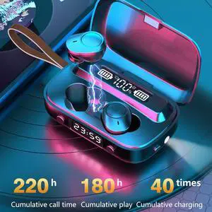 Earphones TWS Wireless Bluetooth Sports Earphone 5.0 terproof Headset Wireless earbuds Stereo Headphones