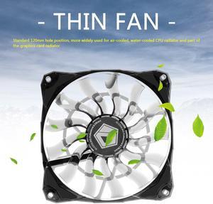 NO-12015 120mm 12V DC 4-Pin Temperature Control Cooling Fan Heatsink Desktop PC Computer Case Thin Radiator Cooler