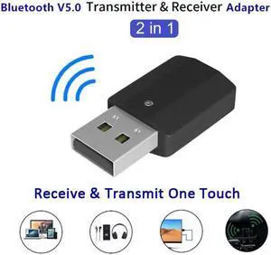 Bluetooth Dongle Adapter 5.0 Wireless Bluetooth 2 In 1 Adapter For PC Computer Speaker Audio Bluetooth Receiver Transmitter