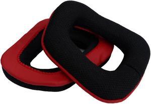 For  Earpads for G230 G430 G930 G35 F450 Gaming Headset Black & Red#25