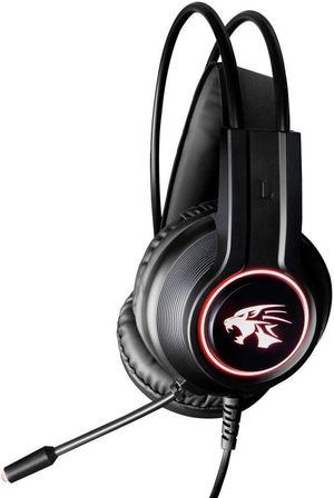 Gaming Headset Deep Bass Game Headphones with Microphone for Computer Gamer 7.1 USB Channel Surround Sound