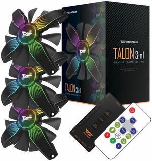 Talon Pro 120mm PC Computer Case Fan Cooler Cooling Radiator 12V IR Aura Sync Mute Fan RGB Cooling Fan Cooler Fan