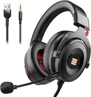 E900 Pro 2 In 1 USB 7.1/ 3.5mm Professional Gaming Headset With Mic Voice Control/LED Light Headphones For PC Gamer