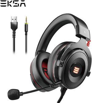 E900-Pro Virtual 7.1 Gaming Headset Deep Bass Over-Ear Headphones With Pluggable Mic Noise Isolated For PC/Phone/PS4/XBox