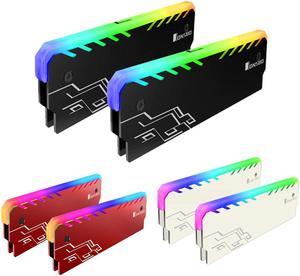 RAM Heatsink RGB DDR DDR3 DDR4 Memory Cooling Heat Spreader Cooler Radiator for Desktop PC Computer change 256 colors