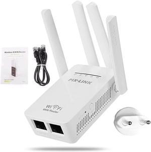 Amplifier Router 4 Antennas 300Mbps 2.4G Repeater Network Expander Range Extender Wireless Router  Signal Booster