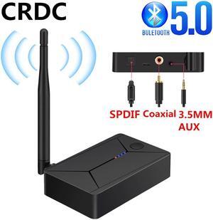 Optical Fiber SPDIF Wireless Adapter 3.5mm AUX RCA USB Stereo Music Bluetooth 5.0 Audio Transmitter For TV PC Headphone