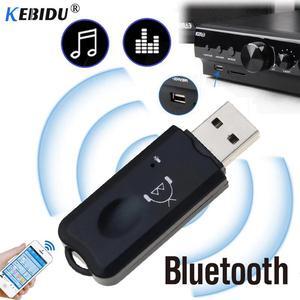 Wireless USB Bluetooth V2.1 Receiver Adapter Dongle with Mic Stereo Audio Music Handfrees For Car Kit Home Speaker