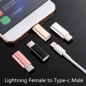 USB Typec Male to 8 Pin Female USB Cable Adapter Charging Type c Connector for mi6 mi5 P9 P10 Letv 2