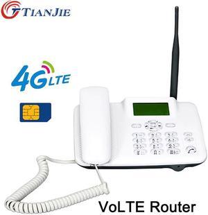 4G VoLTE Wifi Router Wireless Landline Voice Call Router Hotspot Broadband Fixed Telephone With Sim Slot LAN Port