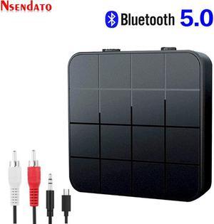 Bluetooth 5.0 Audio Music Transmitter Receiver 2 in 1 3.5mm AUX jack RCA Stereo Music Wireless Audio Adapter For Car TV Speaker
