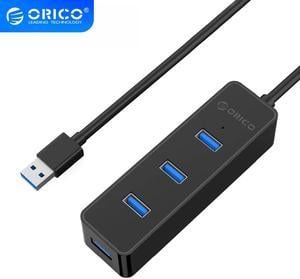 W5PH4-U3 USB 3.0 4 Ports HUB 5Gbps High Speed for Laptop Computer Phone Tablet Ultrabook with Vl812 Chipsets Black / White