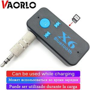 Car Bluetooth Audio Receiver 3 in 1 3.5mm Mini Wireless bluetooth aux adapter Car Transmitter Auto Music Receivers X6