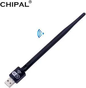 150Mbps Mini USB WiFi Adapter Ralink MT7601 Wireless Network Card 2.4G Antenna PC LAN Wi Fi Wi-Fi Receiver 802.11 b/g/n