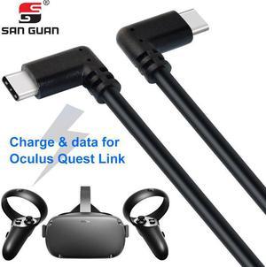 5meter USB 3.2 Gen1 USBC  Charge Cable fast speed for Oculus Head-set Elbow design for VR Quest  Type C 3.2  Cable