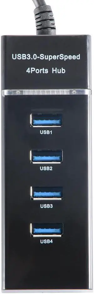 Slim 4 Ports USB 3.0 Hub Adapter Splitter For Windows 7/XP/MAC OS#50