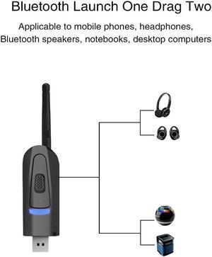 Low Latency / LL Bluetooth 5.0 Transmitter Audio USB Adapter 3.5mm AUX Jack Wireless Dongle Apt-X Transmitter for TV PC PS4