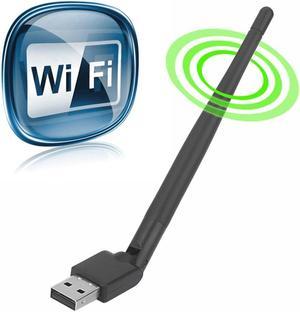 USB 2.0 150Mbps WiFi Antenna MTK7601 Wireless Network Card  802.11b/g/n LAN Adapter with rotatable Antenna dropshipping