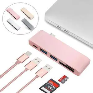 C Hub To TF  Reader Slot Hub 3.0 PD Thunderbolt 3  C Hub Adapter for MacBook New Pro Air 12 13 15 16 2020 2019 A2141