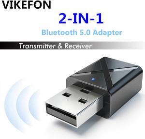 2 in1 Bluetooth 5.0 Audio Receiver Transmitter Wireless Adapter Mini 3.5mm Jack AUX Stereo Bluetooth Transmitter For TV PC Car