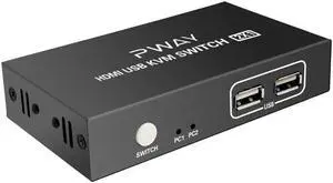 KVM HDMI Switch USB Switch Hub 4K HDMI Switcher Box 2 In 1 Switcher For Laptop HDTV SH0201B
